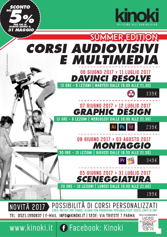 Corsi Audiovisivi Multimedia | Estate 2017