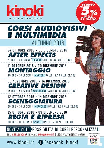 Corsi Audiovisivi Multimedia | Autunno 2016