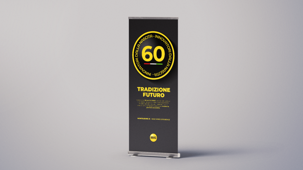 Rollup mockup with logo